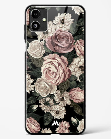 Floral Midnight Bouquet Glass Case Phone Cover (Samsung)