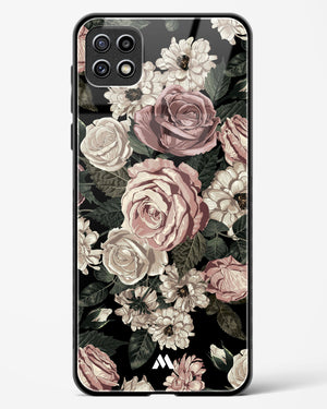 Floral Midnight Bouquet Glass Case Phone Cover-(Samsung)