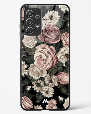 Floral Midnight Bouquet Glass Case Phone Cover (Samsung)