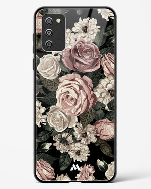 Floral Midnight Bouquet Glass Case Phone Cover-(Samsung)