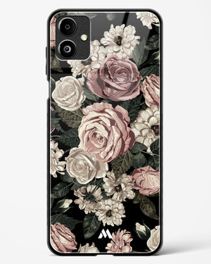 Floral Midnight Bouquet Glass Case Phone Cover-(Samsung)