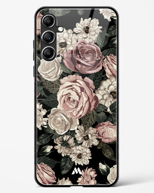 Floral Midnight Bouquet Glass Case Phone Cover (Samsung)