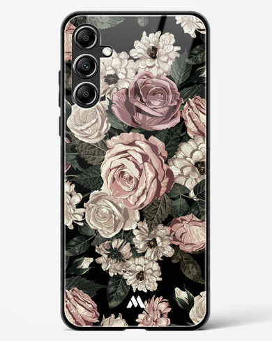 Floral Midnight Bouquet Glass Case Phone Cover (Samsung)