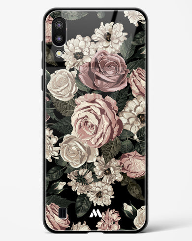 Floral Midnight Bouquet Glass Case Phone Cover-(Samsung)