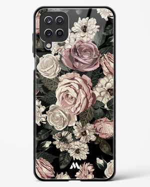 Floral Midnight Bouquet Glass Case Phone Cover-(Samsung)