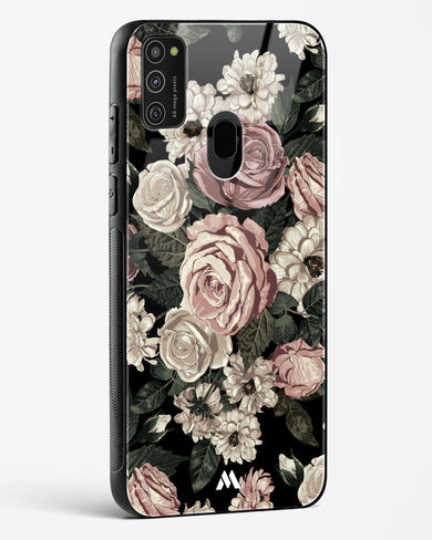 Floral Midnight Bouquet Glass Case Phone Cover (Samsung)