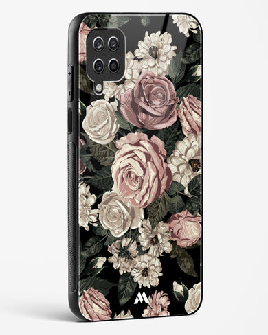 Floral Midnight Bouquet Glass Case Phone Cover-(Samsung)