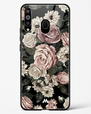 Floral Midnight Bouquet Glass Case Phone Cover-(Samsung)