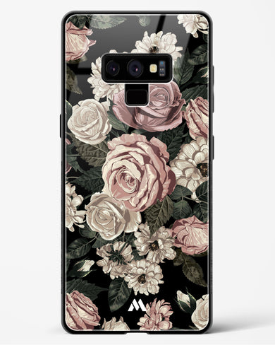 Floral Midnight Bouquet Glass Case Phone Cover (Samsung)