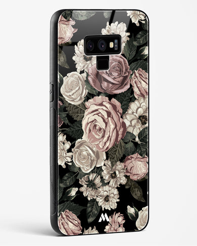 Floral Midnight Bouquet Glass Case Phone Cover (Samsung)