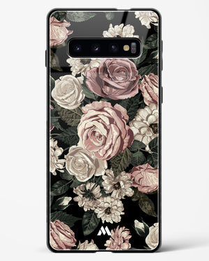 Floral Midnight Bouquet Glass Case Phone Cover (Samsung)