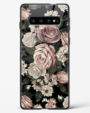 Floral Midnight Bouquet Glass Case Phone Cover (Samsung)