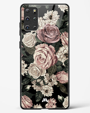 Floral Midnight Bouquet Glass Case Phone Cover-(Samsung)