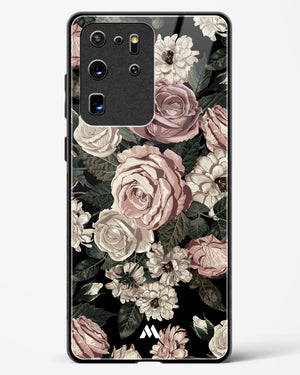 Floral Midnight Bouquet Glass Case Phone Cover (Samsung)