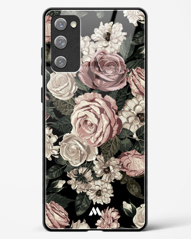 Floral Midnight Bouquet Glass Case Phone Cover (Samsung)