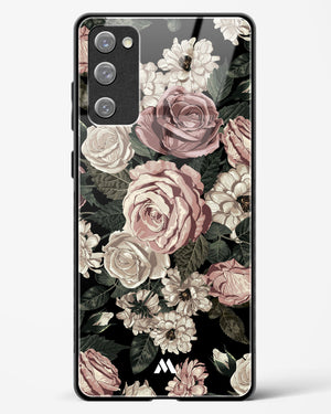 Floral Midnight Bouquet Glass Case Phone Cover-(Samsung)