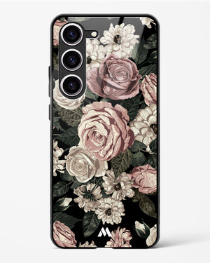 Floral Midnight Bouquet Glass Case Phone Cover (Samsung)