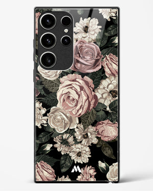 Floral Midnight Bouquet Glass Case Phone Cover (Samsung)