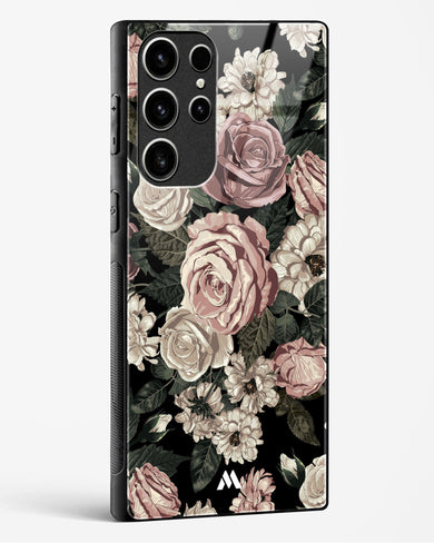 Floral Midnight Bouquet Glass Case Phone Cover (Samsung)