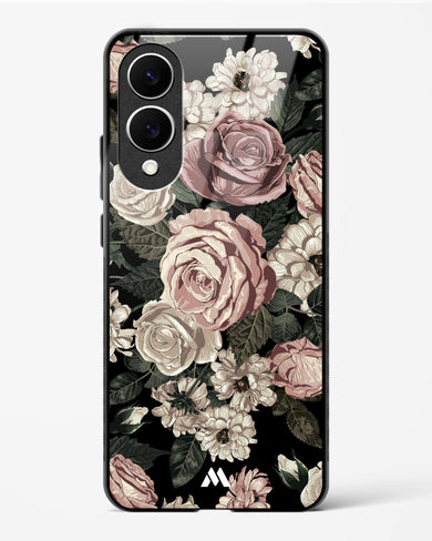 Floral Midnight Bouquet Glass Case Phone Cover (Samsung)