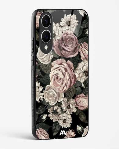 Floral Midnight Bouquet Glass Case Phone Cover (Samsung)