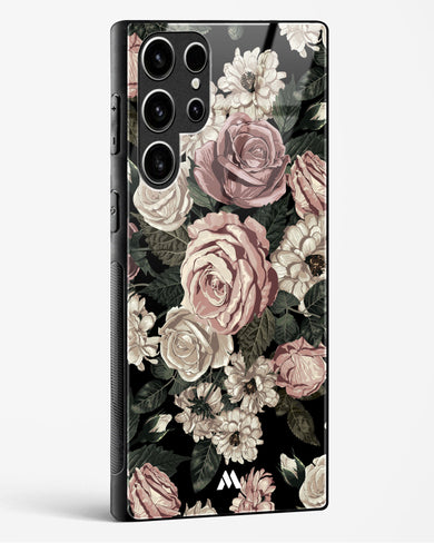 Floral Midnight Bouquet Glass Case Phone Cover (Samsung)