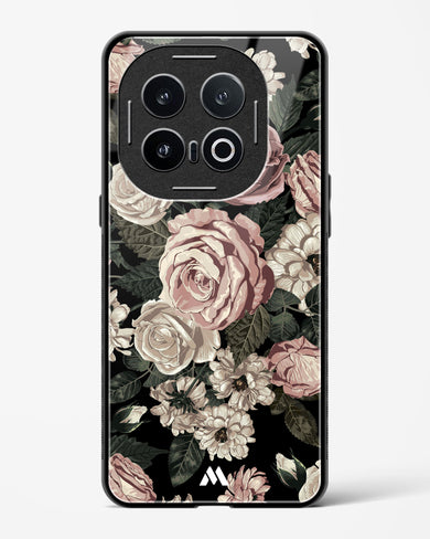 Floral Midnight Bouquet Glass Case Phone Cover (Vivo)