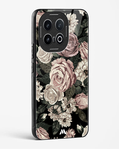 Floral Midnight Bouquet Glass Case Phone Cover (Vivo)