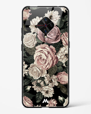 Floral Midnight Bouquet Glass Case Phone Cover (Vivo)