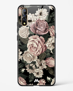 Floral Midnight Bouquet Glass Case Phone Cover-(Vivo)
