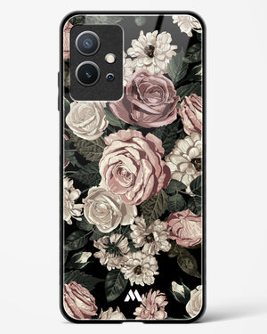 Floral Midnight Bouquet Glass Case Phone Cover (Vivo)