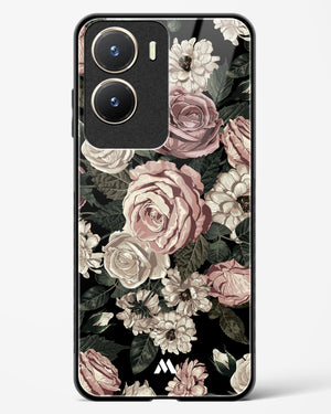 Floral Midnight Bouquet Glass Case Phone Cover (Vivo)