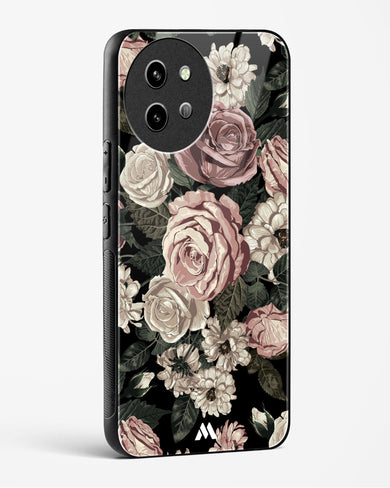 Floral Midnight Bouquet Glass Case Phone Cover (Vivo)