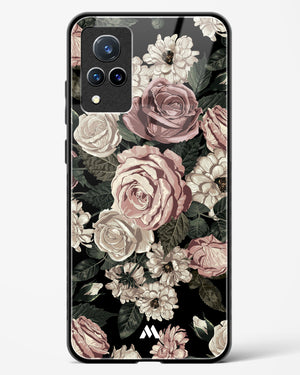 Floral Midnight Bouquet Glass Case Phone Cover (Vivo)