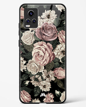 Floral Midnight Bouquet Glass Case Phone Cover (Vivo)