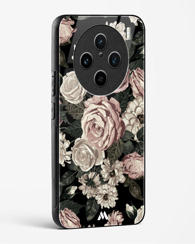 Floral Midnight Bouquet Glass Case Phone Cover (Vivo)
