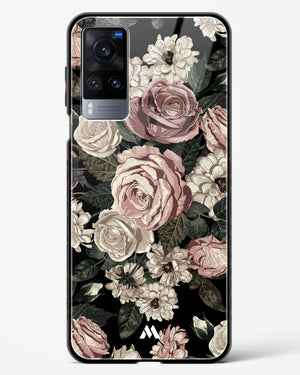 Floral Midnight Bouquet Glass Case Phone Cover (Vivo)