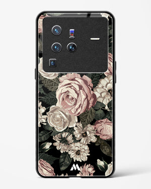 Floral Midnight Bouquet Glass Case Phone Cover (Vivo)
