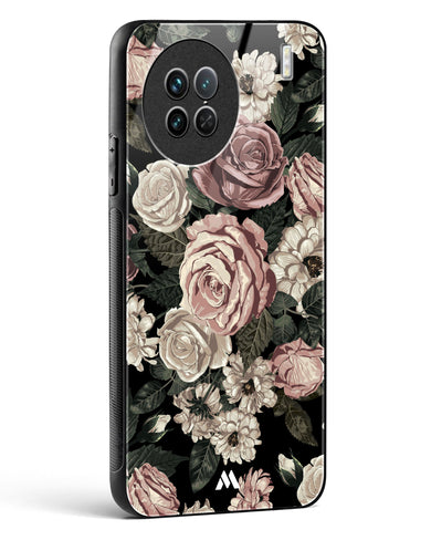 Floral Midnight Bouquet Glass Case Phone Cover (Vivo)