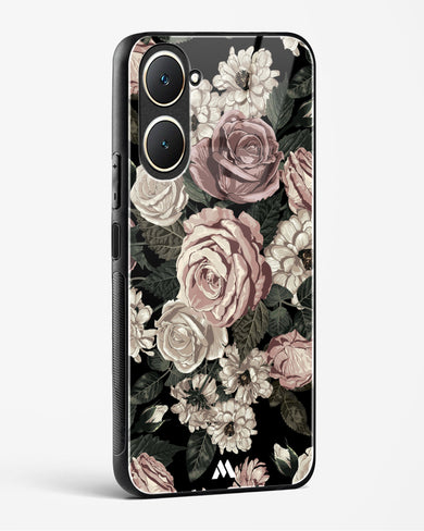 Floral Midnight Bouquet Glass Case Phone Cover (Vivo)