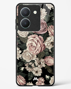 Floral Midnight Bouquet Glass Case Phone Cover (Vivo)