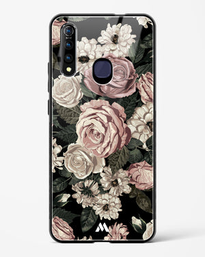 Floral Midnight Bouquet Glass Case Phone Cover (Vivo)