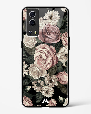 Floral Midnight Bouquet Glass Case Phone Cover (Vivo)