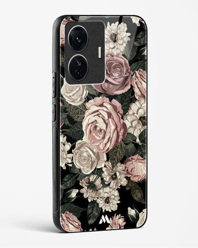 Floral Midnight Bouquet Glass Case Phone Cover (Vivo)