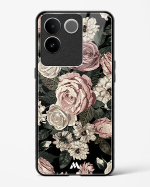 Floral Midnight Bouquet Glass Case Phone Cover (Vivo)