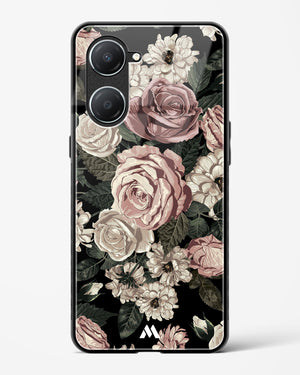 Floral Midnight Bouquet Glass Case Phone Cover (Vivo)