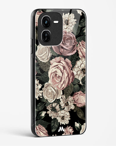 Floral Midnight Bouquet Glass Case Phone Cover (Vivo)