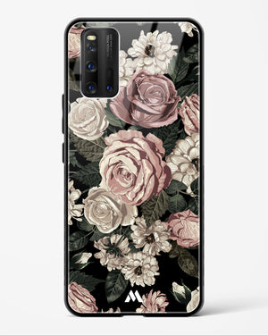 Floral Midnight Bouquet Glass Case Phone Cover (Vivo)