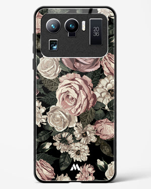 Floral Midnight Bouquet Glass Case Phone Cover-(Xiaomi)