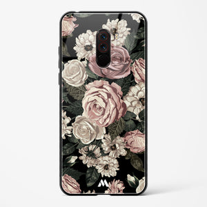 Floral Midnight Bouquet Glass Case Phone Cover-(Xiaomi)